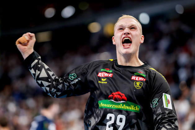 Kiel, 15. Oktober 2026 - Handball, 1. Bundesliga 2026 27, THW Kiel - Rhein-Neckar Löwen: David Späth (Rhein-Neckar Löwen, 29)