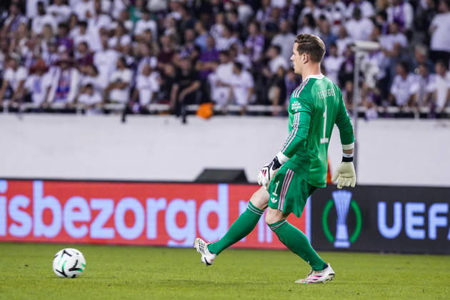Fussball: Kroatien: UEFA Conference League 2026 2027 - 1. Runde, 15.10.2026 - HNK Hajduk Split vs. AFC Ajax Amsterdam - Stadion Poljud (Split, Kroatien); Marc-Andre ter Stegen (AFC Ajax) Copyright: xLUKAxKOLANOVICx