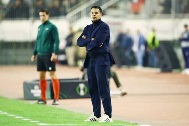 SPLIT, 15 10-2026, Poljud Stadium , season 2026 2027 , UEFA Conference League Football . Match between Hajduk Split and Ajax. Picture shows Ajax coach Michel Hajduk Split - Ajax  x208451849x Copyright: