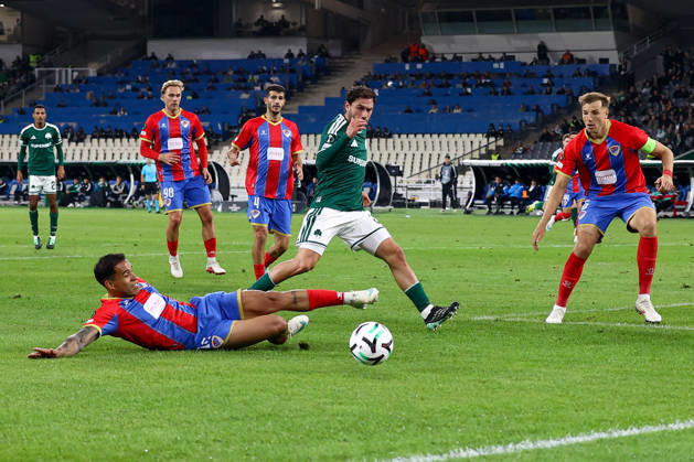Panathinaikos F.C. v FK Borac Banja Luka UEFA Europa Conference League Sebastián Herrera of FK Borac Banja Luka in action during the UEFA Europa Conference League match at Olympic Stadium, Athens 15 10 2026 UK Newspapers OUT Copyright: xYannisxHalasx FIL-24071-0063