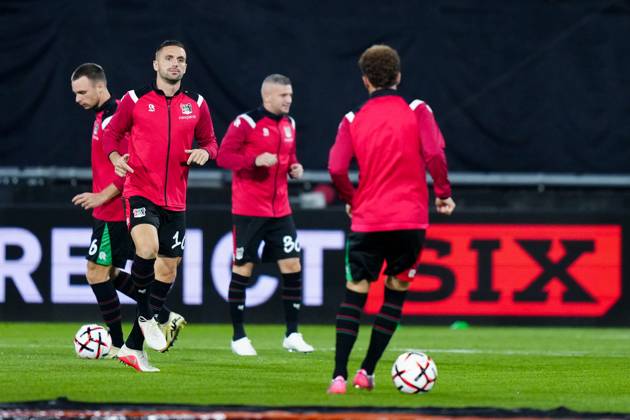 NIJMEGEN , 15-10-2026 , Stadium De Goffert , season 2026 2027 , UEFA Europa League football , match between NEC Nijmegen and Levski Sofia , picture shows NEC Nijmegen player Dusan Tadic NEC - Levski Sofia  x208452059x Copyright: