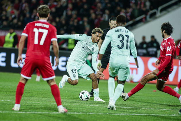 SOCCER - UEFA Conference League - CSKA vs. AS Monaco Photo by IPA ABACAPRESS.COM89726114 - Monaco s Paris Brunner in action during the UEFA Conference League match between PFC CSKA and AS Monaco at Vasil Levski National Stadium in Sofia, Bulgaria, on October 15, 2026 Sofia Bulgaria Copyright: xIPAxSport ABACAx