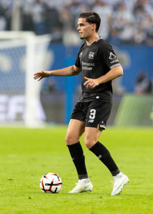 Europa League: Lech Poznan vs Bayer 04 Leverkusen Miguel Gutierrez during Europa League: Lech Poznan vs Bayer 04 Leverkusen match in Poznan, Poland, on October 15, 2026 Poznan Poland Copyright: xFotoxOlimpikx originalFilename:jastrzebowski-europale261015_npIHl