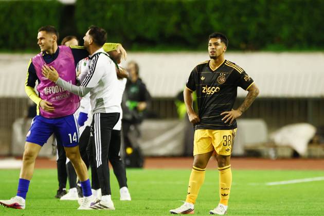 SPLIT, 15 10-2026, Poljud Stadium , season 2026 2027 , UEFA Conference League Football . Match between Hajduk Split and Ajax 2-1. Picture shows Marcos Leonardo dejected after the lost match Hajduk Split - Ajax  x208453122x Copyright: