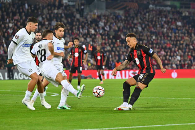 Bournemouth v Sturm Graz, Europa League Marcus Tavernier (16) of AFC Bournemouth on the attack during the Europa League match between Bournemouth and Sturm Graz at the Vitality Stadium, Bournemouth, UK on 15 October 2026. Bournemouth Vitality Stadium Dorset UK Editorial use only , Copyright: xGrahamxHuntx PSI-25011-0057