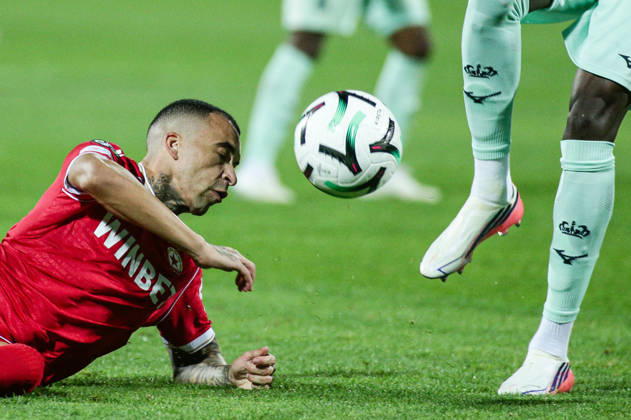 SOCCER - UEFA Conference League - CSKA vs. AS Monaco Photo by IPA ABACAPRESS.COM89727188 - CSKA s Max Ebong in action during the UEFA Conference League match between PFC CSKA and AS Monaco at Vasil Levski National Stadium in Sofia, Bulgaria, on October 15, 2026 Sofia Bulgaria Copyright: xIPAxSport ABACAx
