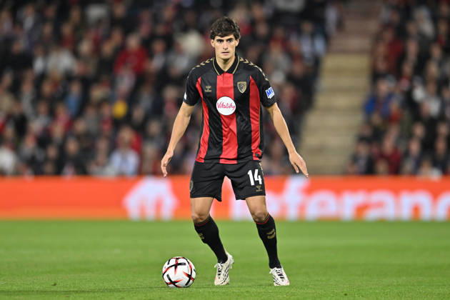 Bournemouth v Sturm Graz, Europa League Antonio Silva (14) of AFC Bournemouth during the Europa League match between Bournemouth and Sturm Graz at the Vitality Stadium, Bournemouth, UK on 15 October 2026. Bournemouth Vitality Stadium Dorset UK Editorial use only , Copyright: xGrahamxHuntx PSI-25011-0059