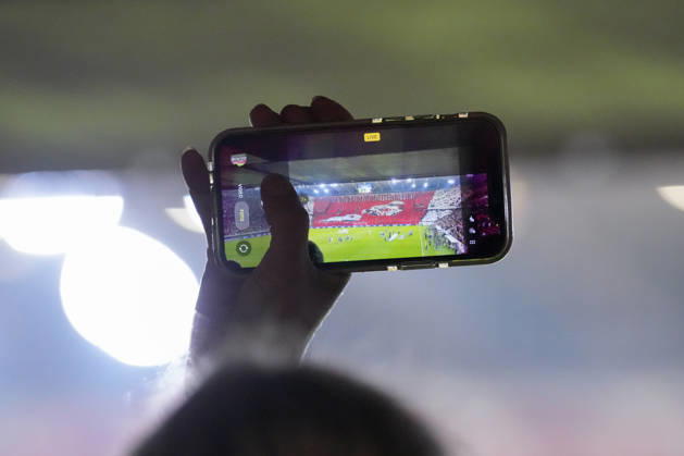 Wappen, Logo, Medien, Übertragung, Kamera, Live Stream , Deutschland, Fussball, UEFA Conference League, 1. Spieltag, Ligaphase , 2026 2027, SC Freiburg vs. FK Jablonec, 15.10.2026, Europa-Park Stadion, Freiburg Freiburg Europa-Park Stadion Baden-Württemberg Deutschland Copyright: xArnexAmbergx