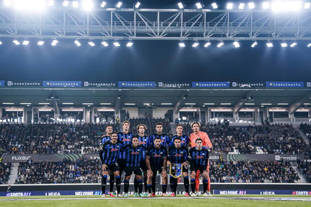 BERGAMO, ITALY - OCTOBER 15: Atalanta team picture during the UEFA Conference League 2026 27 league phase football match between Atalanta BC and Pafos FC at Stadio di Bergamo on October 15, 2026 in Bergamo, Italy Copyright: xLucaxTaddeox