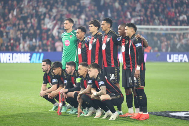 SOCCER - UEFA EL, Bournemouth vs Sturm BOURNEMOUTH,ENGLAND,15.OCT.26 - SOCCER - UEFA Europa League, AFC Bournemouth vs SK Sturm Graz. Image shows team of Bournemouth.  GEPAxpictures xChrisxBauer