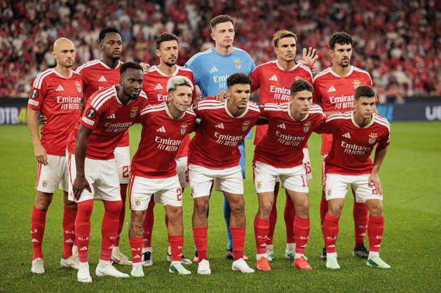 Team of Benfica seen during UEFA Europa League 2026 2027 league phase game between teams of SL Benfica and Celtic FC at Estadio Da Luz (Maciej Rogowski Ball Raw Images PT) Lisbon Estadio Da Luz Portugal Copyright: xMaciejxRogowskix maciejrogowski_benfica_celtic_2627-3