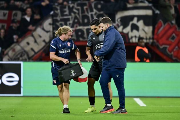 ENSCHEDE , 15Ã10-2026 , Stadium Grolsch Veste , season 2026 2027 , UEFA Conference League football , match between FC Twente and FC Thun , picture shows Twente - Thun  x208453893x Copyright: