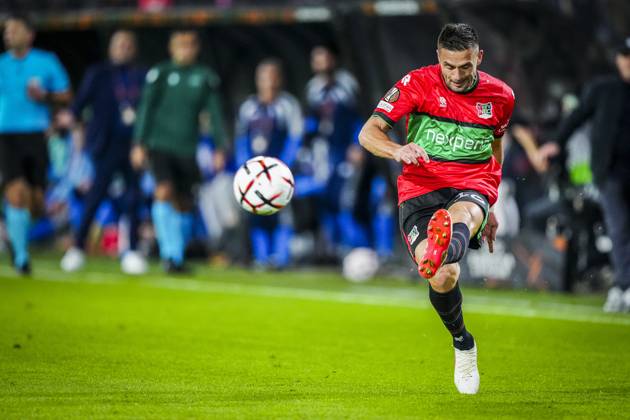NIJMEGEN , 15-10-2026 , Stadium De Goffert , season 2026 2027 , UEFA Europa League football , match between NEC Nijmegen and Levski Sofia , picture shows NEC Nijmegen player Dusan Tadic NEC - Levski Sofia  x208453939x Copyright: