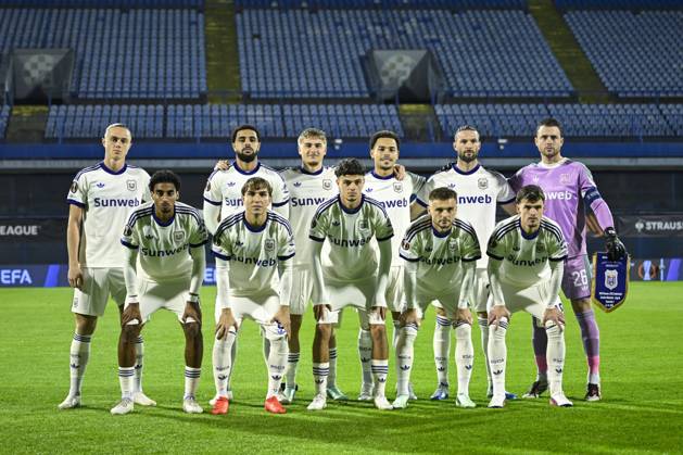 GNK Dinamo v RSC Anderlecht - UEFA Europa League ZAGREB, CROATIA - OCTOBER 15 : RSC Anderlecht teampicture during the UEFA Europa League 2026 27 League Phase matchday 2 match between GNK Dinamo and RSC Anderlecht on October 15, 2026 in Zagreb, Croatia, 15 10 2026 Zagreb Croatia  Copyright: xNicoxVereeckenx