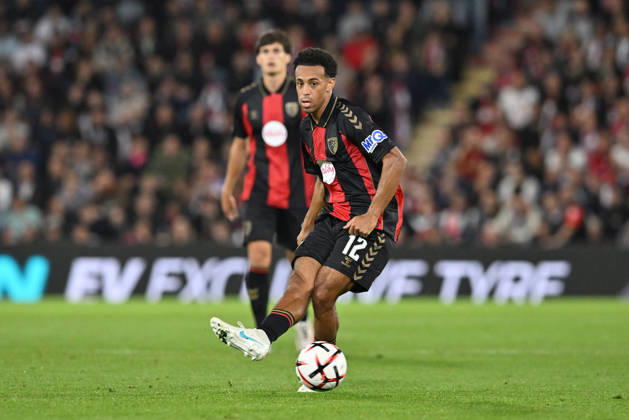 Bournemouth v Sturm Graz, Europa League Tyler Adams (12) of AFC Bournemouth on the attack during the Europa League match between Bournemouth and Sturm Graz at the Vitality Stadium, Bournemouth, UK on 15 October 2026. Bournemouth Vitality Stadium Dorset UK Editorial use only , Copyright: xGrahamxHuntx PSI-25011-0066