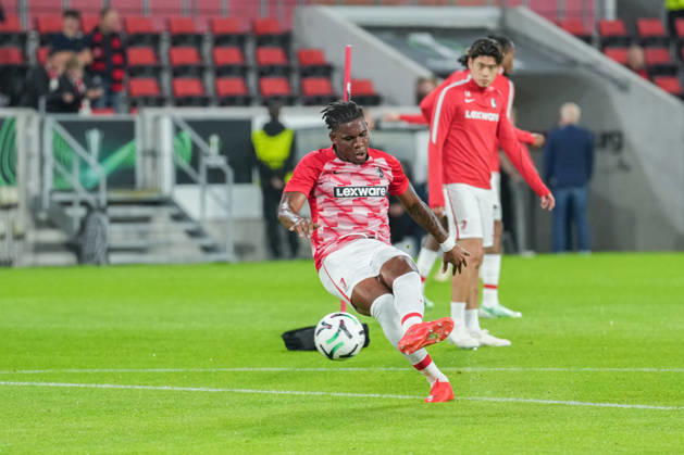 UEFA Conference-League: SC Freiburg vs FK Jablonec, 15.10.2026 Cyriaque Irie (SC Freiburg, 22) beim aufwärmen UEFA Conference-League: SC Freiburg vs FK Jablonec, Europa-Park-Stadion, 15.10.2026 Copyright: xBEAUTIFULxSPORTS Boscox