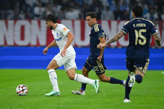 FOOTBALL : Olympique de Marseille VS Olympiakos - UEFA Europa League - 15 10 2026 Neal Maupay (OM) - UEFA Europa League match between Olympique de Marseille and Olympiakos on October 15, 2026 at the CEPAC Velodrome Stadium in Marseille. MarseilleFrance  Copyright: xWilliamxCannarellax