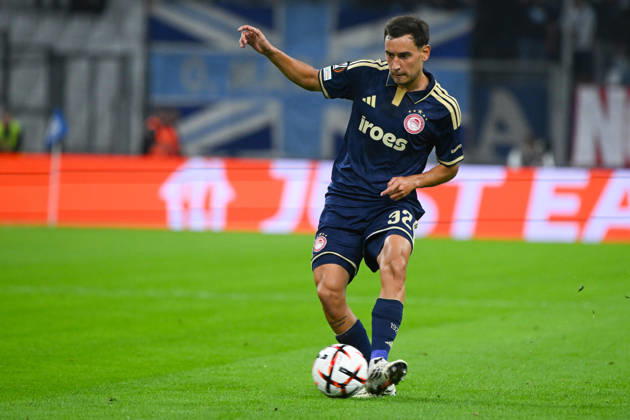 FOOTBALL : Olympique de Marseille VS Olympiakos - UEFA Europa League - 15 10 2026 Santiago Hezze (Olympiakos) - UEFA Europa League match between Olympique de Marseille and Olympiakos on October 15, 2026 at the CEPAC Velodrome Stadium in Marseille. MarseilleFrance  Copyright: xWilliamxCannarellax