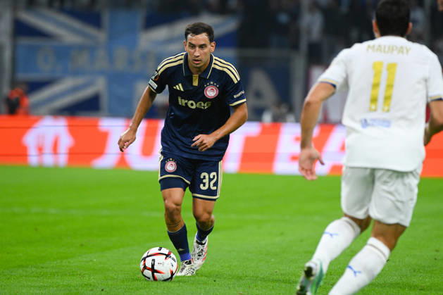 FOOTBALL : Olympique de Marseille VS Olympiakos - UEFA Europa League - 15 10 2026 Santiago Hezze (Olympiakos) - UEFA Europa League match between Olympique de Marseille and Olympiakos on October 15, 2026 at the CEPAC Velodrome Stadium in Marseille. MarseilleFrance  Copyright: xWilliamxCannarellax