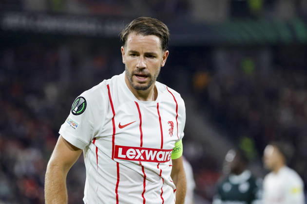 Christian Günter, Gunter (SC Freiburg, 30) , Deutschland, Fussball, UEFA Conference League, 1. Spieltag, 2026 2027, SC Freiburg vs. FK Jablonec, 15.10.2026, Freiburg im Breisgau Stadion am Wolfswinkel Deutschland Copyright: xGrantxHubbsx