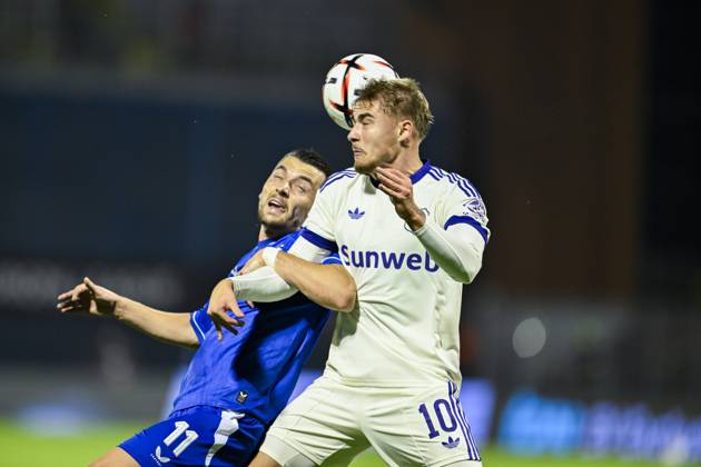 GNK Dinamo v RSC Anderlecht - UEFA Europa League ZAGREB, CROATIA - OCTOBER 15 : Winkler Marten forward of RSC Anderlecht in action during the UEFA Europa League 2026 27 League Phase matchday 2 match between GNK Dinamo and RSC Anderlecht on October 15, 2026 in Zagreb, Croatia, 15 10 2026 Zagreb Croatia  Copyright: xNicoxVereeckenx