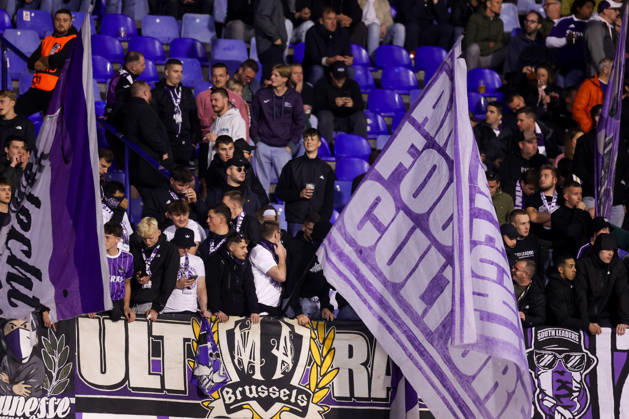 GNK Dinamo v RSC Anderlecht - UEFA Europa League 2026 27 League Phase MD2 Bad Blue Boys, Dinamo Zagreb supporters cheer on the stands warm up before the UEFA Europa League 2026 27 League Phase MD2 match between GNK Dinamo and RSC Anderlecht at Stadion Maksimir on October 15, 2026 in Zagreb, Croatia.  MatijaxHabljak PIXSELL