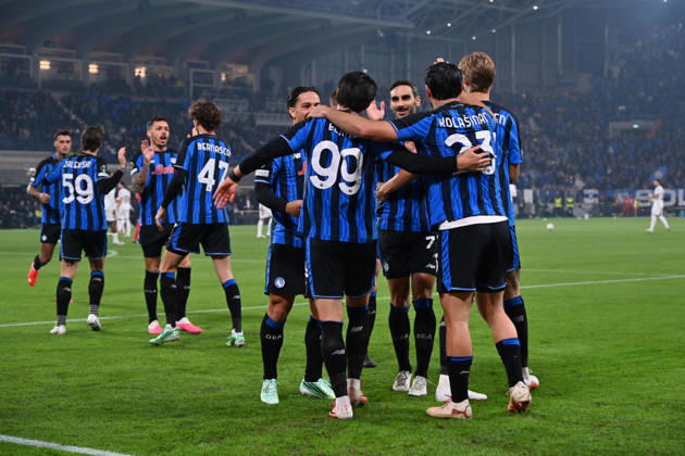 October 15, 2026, Bergamo, Lombardia: Atalanta s Eljif Elmas celebrates after goal 1-0 during the UEFA Conference League soccer match between Atalanta BC and Pafos FC at the Bergamo Stadium in Bergamo, Italy, 15 October 2026. ANSA MICHELE MARAVIGLIA. Soccer: Conference League; Atalanta-Pafos  - ZUMAa110 20261015_zaf_a110_059 Copyright: xMichelexMaravigliax