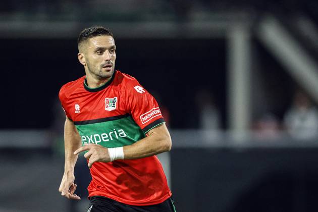 NIJMEGEN - DuÅ¡an TadiÄ‡ of NEC Nijmegen during the Europa League match between NEC and PFC Levski Sofia at De Goffert on October 15, 2026 in Nijmegen, the Netherlands. BART STOUTJESDIJK ANP xVIxANPxSportx xxANPxIVx 572552673 originalFilename: 572552673.jpg