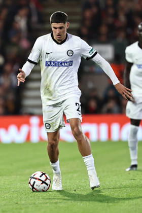 SOCCER - UEFA EL, Bournemouth vs Sturm BOURNEMOUTH,ENGLAND,15.OCT.26 - SOCCER - UEFA Europa League, AFC Bournemouth vs SK Sturm Graz. Image shows Arjan Malic (Sturm).  GEPAxpictures xChrisxBauer