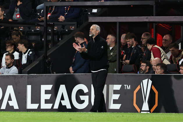 SOCCER - UEFA EL, Bournemouth vs Sturm BOURNEMOUTH,ENGLAND,15.OCT.26 - SOCCER - UEFA Europa League, AFC Bournemouth vs SK Sturm Graz. Image shows head coach Marco Rose (Bournemouth).  GEPAxpictures xChrisxBauer