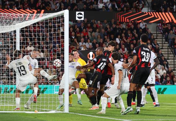 BafodÃ DiakitÃ of AFC Bournemouth scores a goal to make the score 1-0 but sees it disallowed Bournemouth v Sturm Graz, UEFA Europa League, Football, Vitality Stadium, Bournemouth, UK - 15 Oct 2026Bournemouth Vitality Stadium United Kingdom  Copyright: xKieranxMcManus Shutterstockx 17218449q