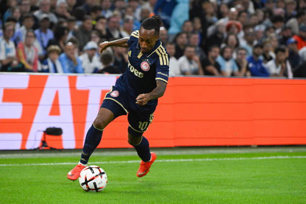FOOTBALL : Olympique de Marseille VS Olympiakos - UEFA Europa League - 15 10 2026 Gelson Martins (Olympiakos) - UEFA Europa League match between Olympique de Marseille and Olympiakos on October 15, 2026 at the CEPAC Velodrome Stadium in Marseille. MarseilleFrance  Copyright: xWilliamxCannarellax