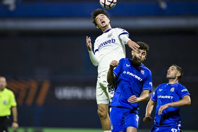 GNK Dinamo v RSC Anderlecht - UEFA Europa League ZAGREB, CROATIA - OCTOBER 15 : Degreef Tristan midfielder of RSC Anderlecht in action during the UEFA Europa League 2026 27 League Phase matchday 2 match between GNK Dinamo and RSC Anderlecht on October 15, 2026 in Zagreb, Croatia, 15 10 2026 Zagreb Croatia  Copyright: xNicoxVereeckenx