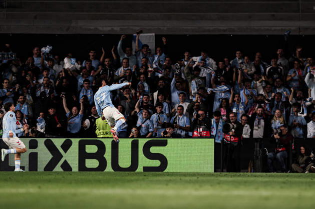October 15, 2026, Vigo, Pontevedra, Spain: Hugo Alvarez of Celta de Vigo celebrates goal during the UEFA Europa League 2026 27 League Phase MD2 match between Celta de Vigo and Juventus at Estadio de Balaidos. Vigo Spain - ZUMAe141 20261015_zsp_e141_011 Copyright: xLuisxEirasx