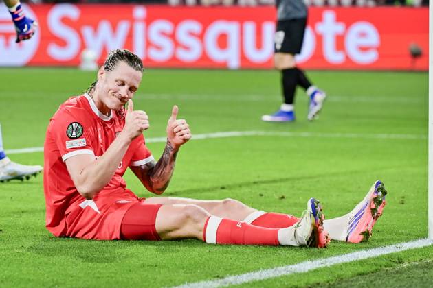 ENSCHEDE , 15Ã10-2026 , Stadium Grolsch Veste , season 2026 2027 , UEFA Conference League football , match between FC Twente and FC Thun , picture shows FC Twente player Wout Weghorst Twente - Thun  x208455066x Copyright: