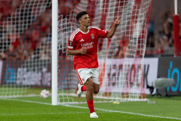 October 15, 2026, Lisbon, Lisbon, Portugal: Benfica defender from Denmark ALEXANDER BAH (6) celebrating after scoring a goal during the game for Group FL of Group Phase for UEFA Europa League between Benfica and Celtic at Estadio da Luz Lisbon Portugal - ZUMAs359 20261015_zsp_s359_003 Copyright: xAlexandrexdexSousax