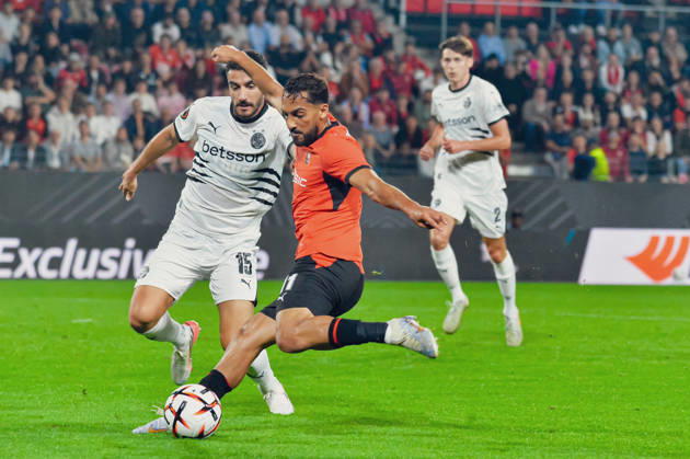 FOOTBALL : Stade Rennais vs OFI Crete - Europa League - Journée 2 - 15 10 2026 Moussa Al-Tamari (Stade Rennais) RennesFrance  Copyright: xBaptistexAutissierx