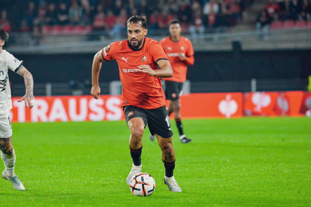 FOOTBALL : Stade Rennais vs OFI Crete - Europa League - Journée 2 - 15 10 2026 Moussa Al-Tamari (Stade Rennais) RennesFrance  Copyright: xBaptistexAutissierx
