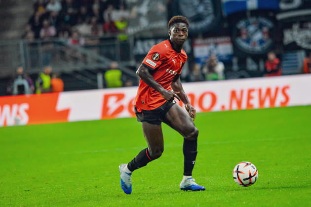 FOOTBALL : Stade Rennais vs OFI Crete - Europa League - Journée 2 - 15 10 2026 Mahamadou Nagida (Stade Rennais) RennesFrance  Copyright: xBaptistexAutissierx