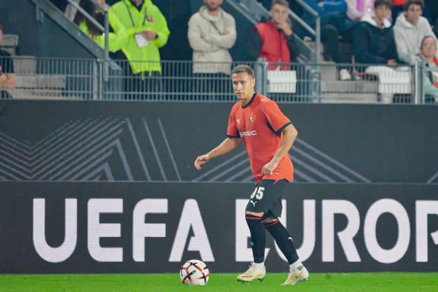 FOOTBALL : Stade Rennais vs OFI Crete - Europa League - Journée 2 - 15 10 2026 Przemyslaw Frankowski (Stade Rennais) RennesFrance  Copyright: xBaptistexAutissierx