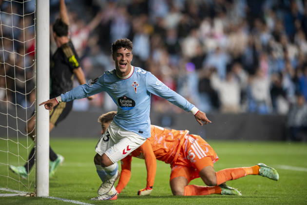RC Celta vs Juvetus ; Uefa Europe League; matchday 2 Hugo Alvarez Antunez of Celta scores goal and celebrates during matchday 2 Uefa Europe League between RC Celta versus Juventus at Abanca Balaidos stadium on October 15, 2026 Vigo Abanca Balaidos Stadium Pontevedra Spain Copyright: xLuisxLorenzox