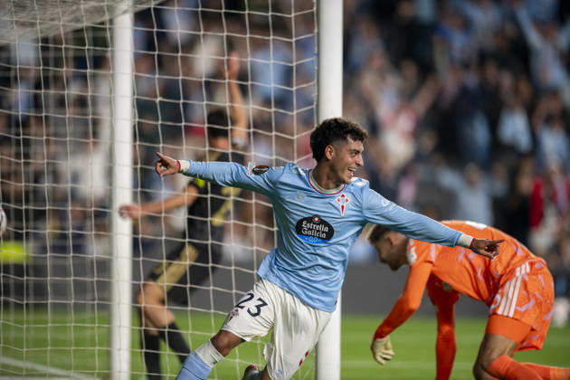 RC Celta vs Juvetus ; Uefa Europe League; matchday 2 Hugo Alvarez Antunez of Celta scores goal and celebrates during matchday 2 Uefa Europe League between RC Celta versus Juventus at Abanca Balaidos stadium on October 15, 2026 Vigo Abanca Balaidos Stadium Pontevedra Spain Copyright: xLuisxLorenzox