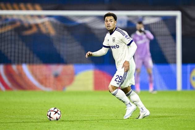 GNK Dinamo v RSC Anderlecht - UEFA Europa League ZAGREB, CROATIA - OCTOBER 15 : Stroeykens Mario midfielder of RSC Anderlecht in action during the UEFA Europa League 2026 27 League Phase matchday 2 match between GNK Dinamo and RSC Anderlecht on October 15, 2026 in Zagreb, Croatia, 15 10 2026 Zagreb Croatia  Copyright: xNicoxVereeckenx