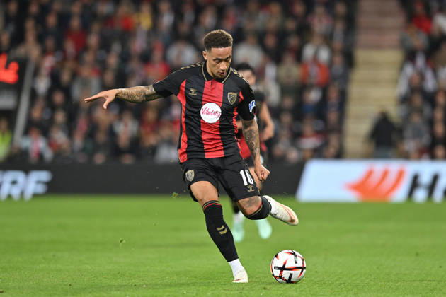 Bournemouth v Sturm Graz, Europa League Marcus Tavernier (16) of AFC Bournemouth on the attack during the Europa League match between Bournemouth and Sturm Graz at the Vitality Stadium, Bournemouth, UK on 15 October 2026. Bournemouth Vitality Stadium Dorset UK Editorial use only , Copyright: xGrahamxHuntx PSI-25011-0078