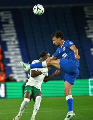 Olivier Boscagli of Brighton hooks the ball clear during the UEFA Conference League match between Brighton and Hove Albion and Kuano Zalgiris at the American Express Stadium , Brighton , UK - 15th October 2026 Brighton & Hove Albion vs Kuano Zalgiris UEFA Conference League Football, Amex Stadium, Sussex, United Kingdom - 15 Oct 2026Brighton Amex Stadium Sussex United Kingdom Editorial use only. No merchandising. For Football images FA and Premier League restrictions apply inc. no internet mobile usage without FAPL license - for details contact Football Dataco  Copyright: xSimonxDack TPI Shutterstockx 17218395j