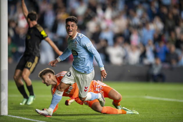 RC Celta vs Juvetus ; Uefa Europe League; matchday 2 Hugo Alvarez Antunez of Celta scores goal and celebrates during matchday 2 Uefa Europe League between RC Celta versus Juventus at Abanca Balaidos stadium on October 15, 2026 Vigo Abanca Balaidos Stadium Pontevedra Spain Copyright: xLuisxLorenzox