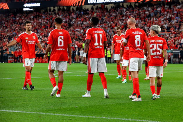 Estadio da Luz Alexander Bah defender of Benfica celebrates after scoring the team s second goal during the UEFA Europa League 2026 27 League Phase MD2 match between SL Benfica and Celtic FC at Estadio do SL Benfica on October 15, 2026 in Lisbon, Portugal. UEFA Europa League 2026 27 League Phase MD2 - SL Benfica and Celtic FC (Valter Gouveia SPP) Copyright: xValterxGouveia SPPx spp-en-VaGo-VG_L8037