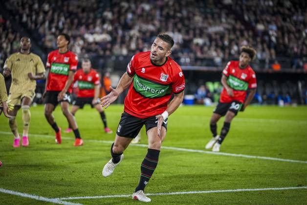NIJMEGEN , 15-10-2026 , Stadium De Goffert , season 2026 2027 , UEFA Europa League football , match between NEC Nijmegen and Levski Sofia , picture shows NEC Nijmegen player Dusan Tadic NEC - Levski Sofia  x208456813x Copyright: