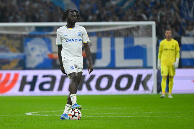 FOOTBALL : Olympique de Marseille VS Olympiakos - UEFA Europa League - 15 10 2026 Bamo Meïté (OM) - UEFA Europa League match between Olympique de Marseille and Olympiakos on October 15, 2026 at the CEPAC Velodrome Stadium in Marseille. MarseilleFrance  Copyright: xWilliamxCannarellax
