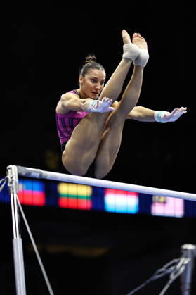 Helen Kevric, GER, during podiumtraining at 2026 Worlds in Rotterdam; 15 10 2026;